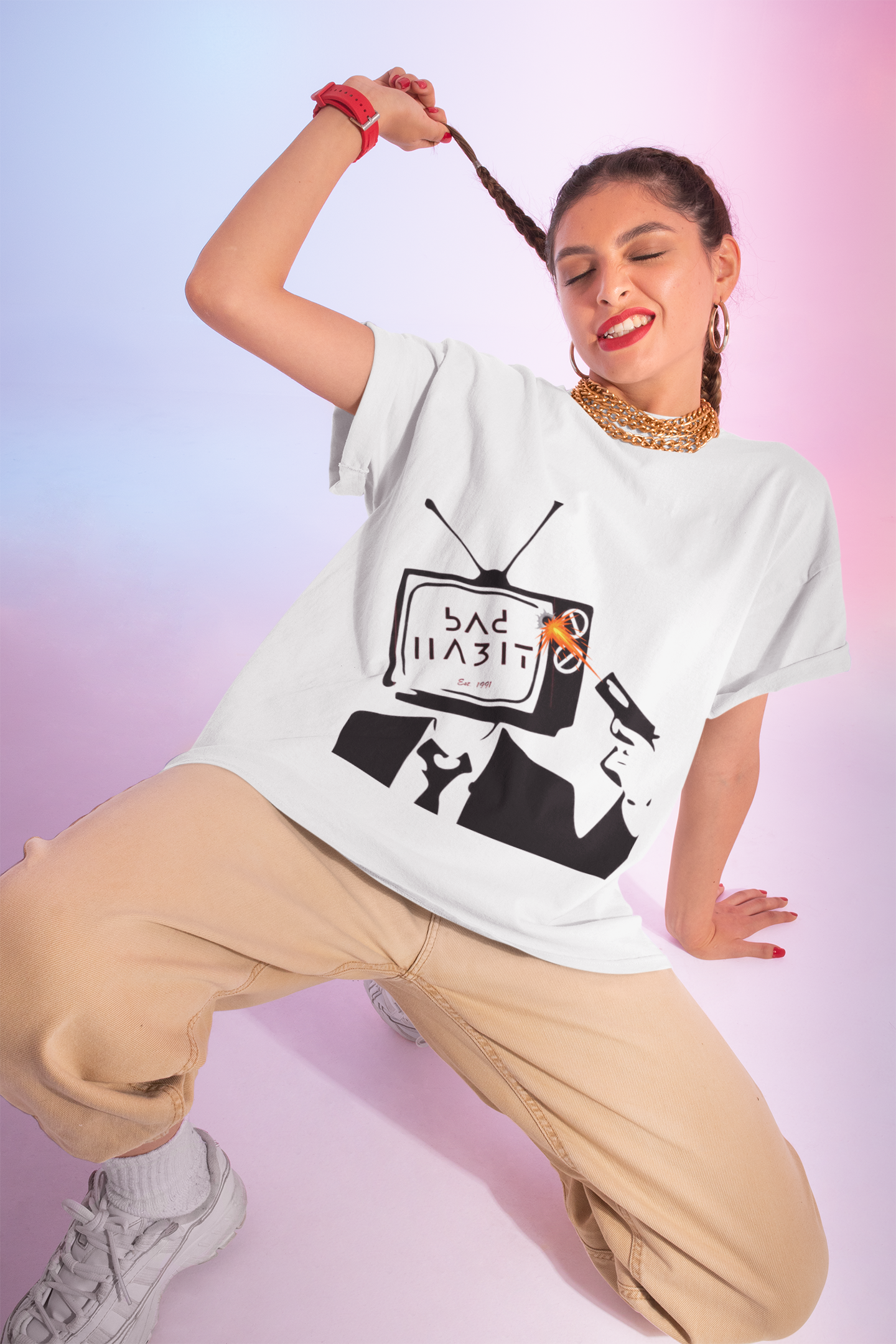 Bad Habit TV Tee